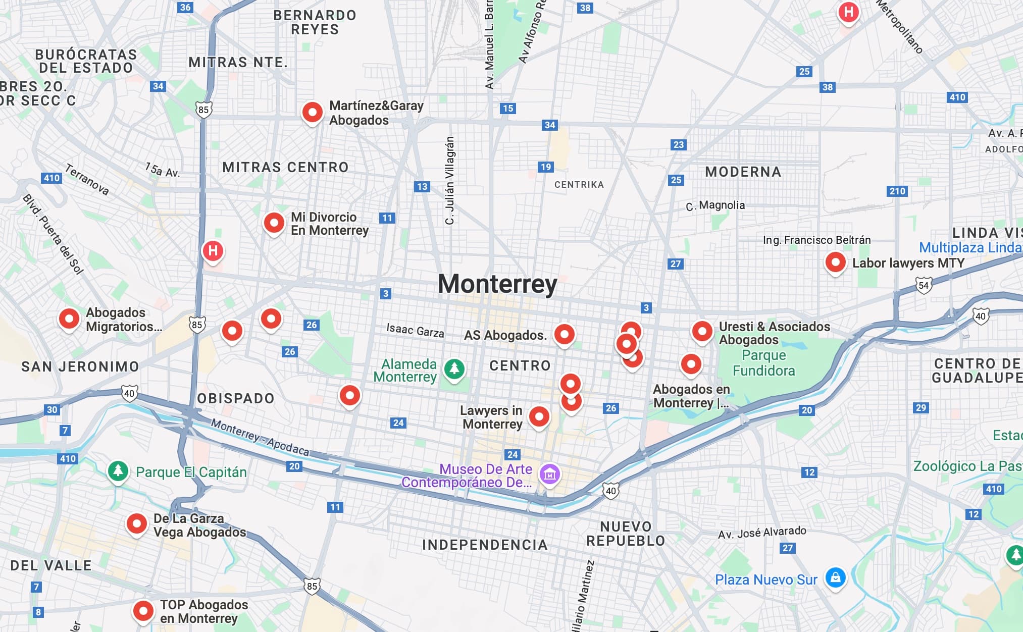 Google Maps Background